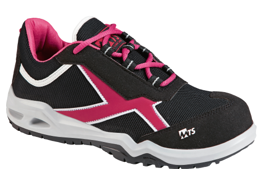 MTS Elfie 45843 S3 Halbschuhe schwarz-pink