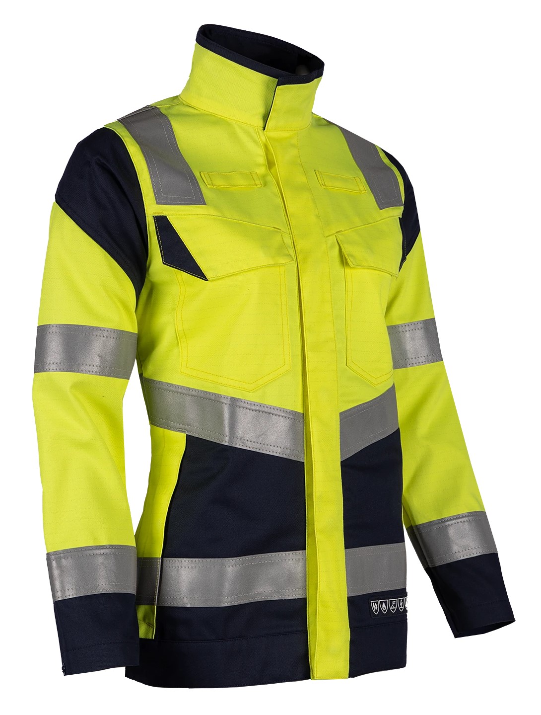 Sioen Acrux Women 654UA2PJH Women's high-visibility work jacket with arc flash protection