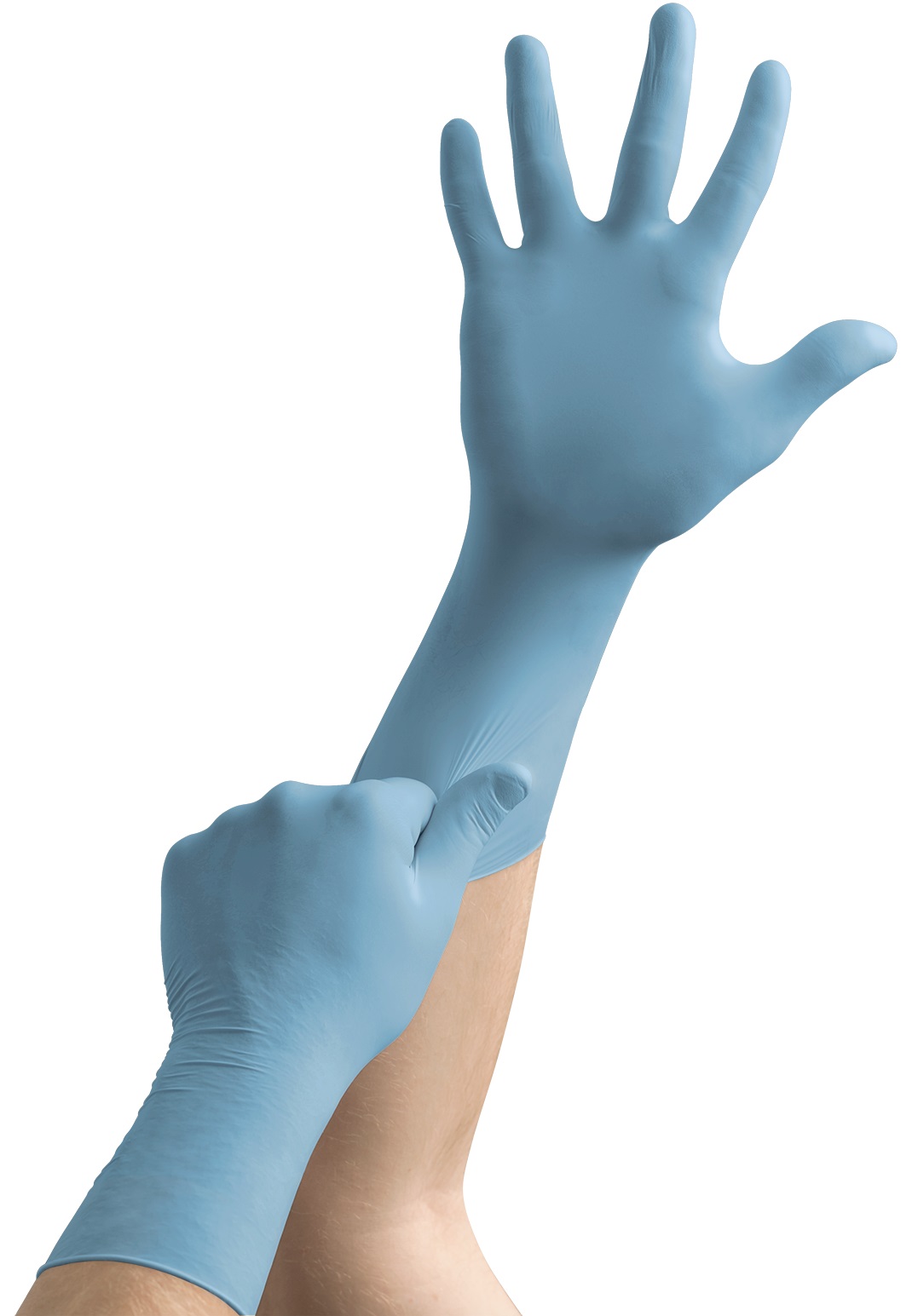 Ansell TouchNTuff Blue 92-665 Nitrile disposable gloves