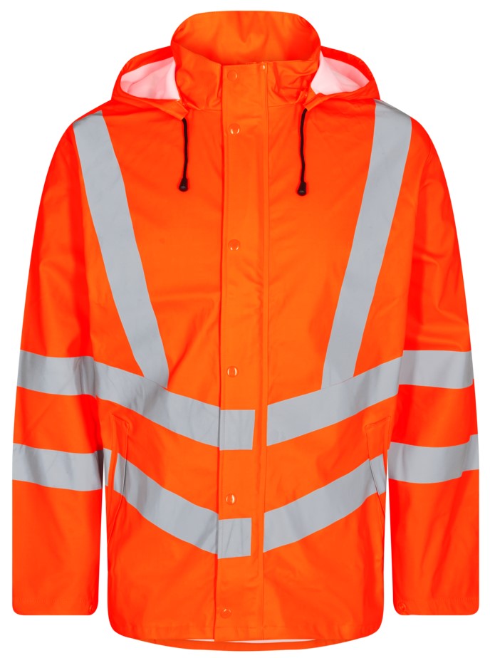 Engel 1921-102 Safety rain jacket with high-visibility protection
