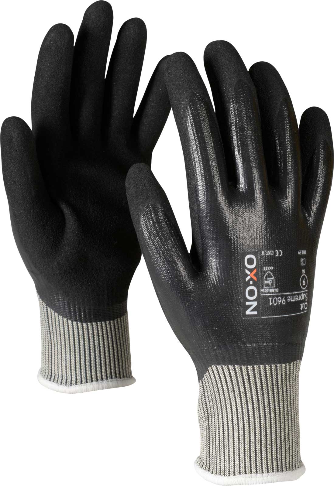 9601-1 OX-ON Cut Supreme 9601 Nitril-Schnittschutzhandschuhe Level E