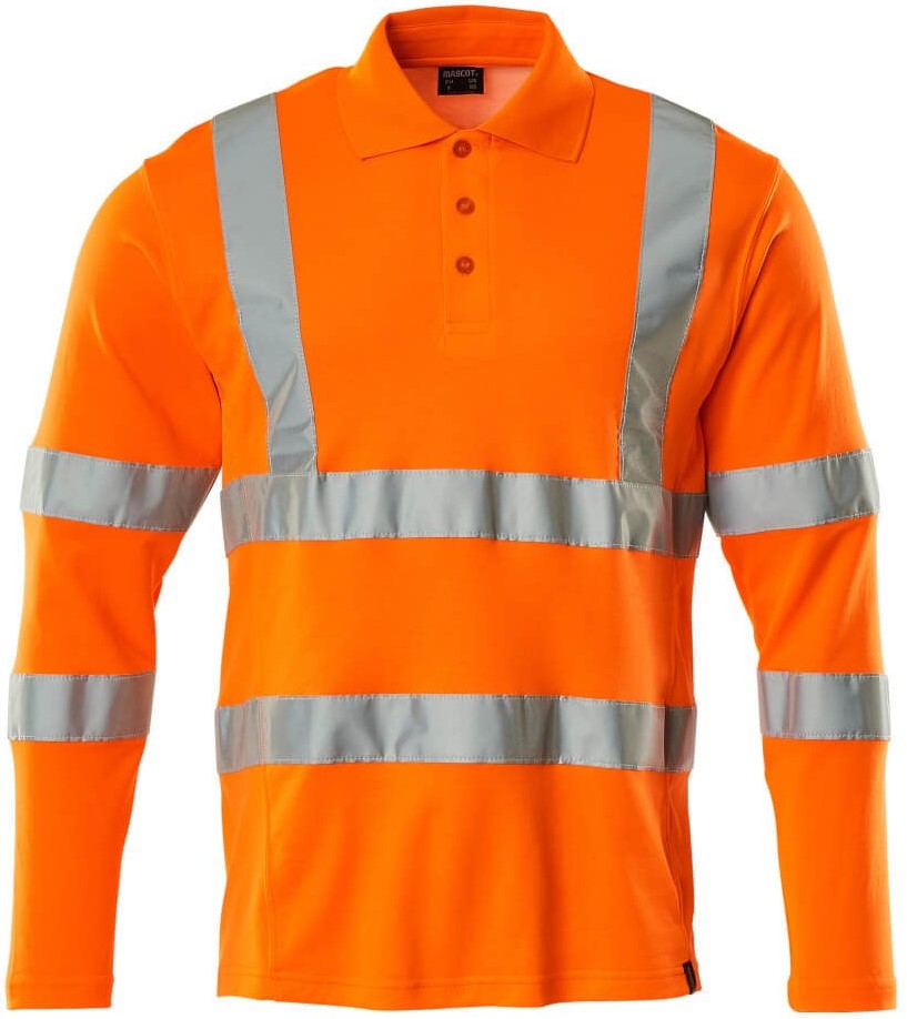 Mascot SAFE CLASSIC 18283-995 High visibility polo shirt long sleeve