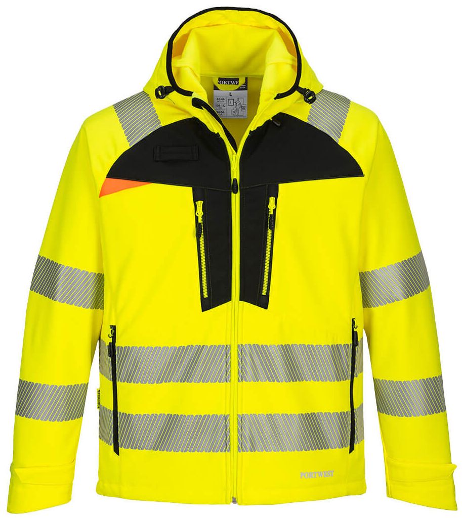Portwest DX475 - DX4 high visibility softshell jacket class 3