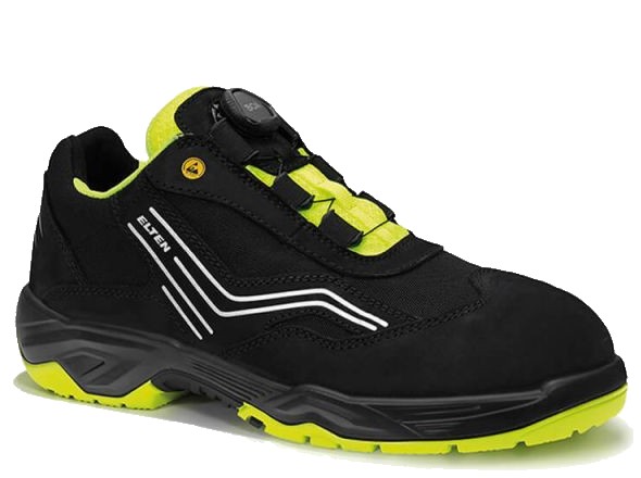 Elten Ambition Boa Low 72752 low shoes ESD S2 black/yellow