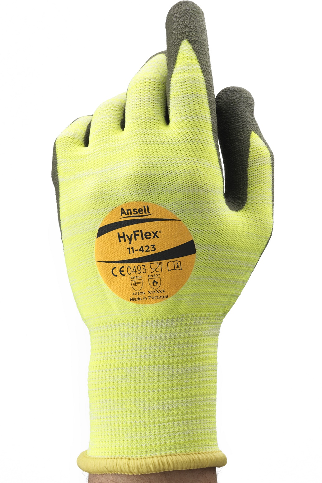 11-423 Ansell HyFlex 11-423 PU-Nitril-Schnittschutzhandschuhe Level B