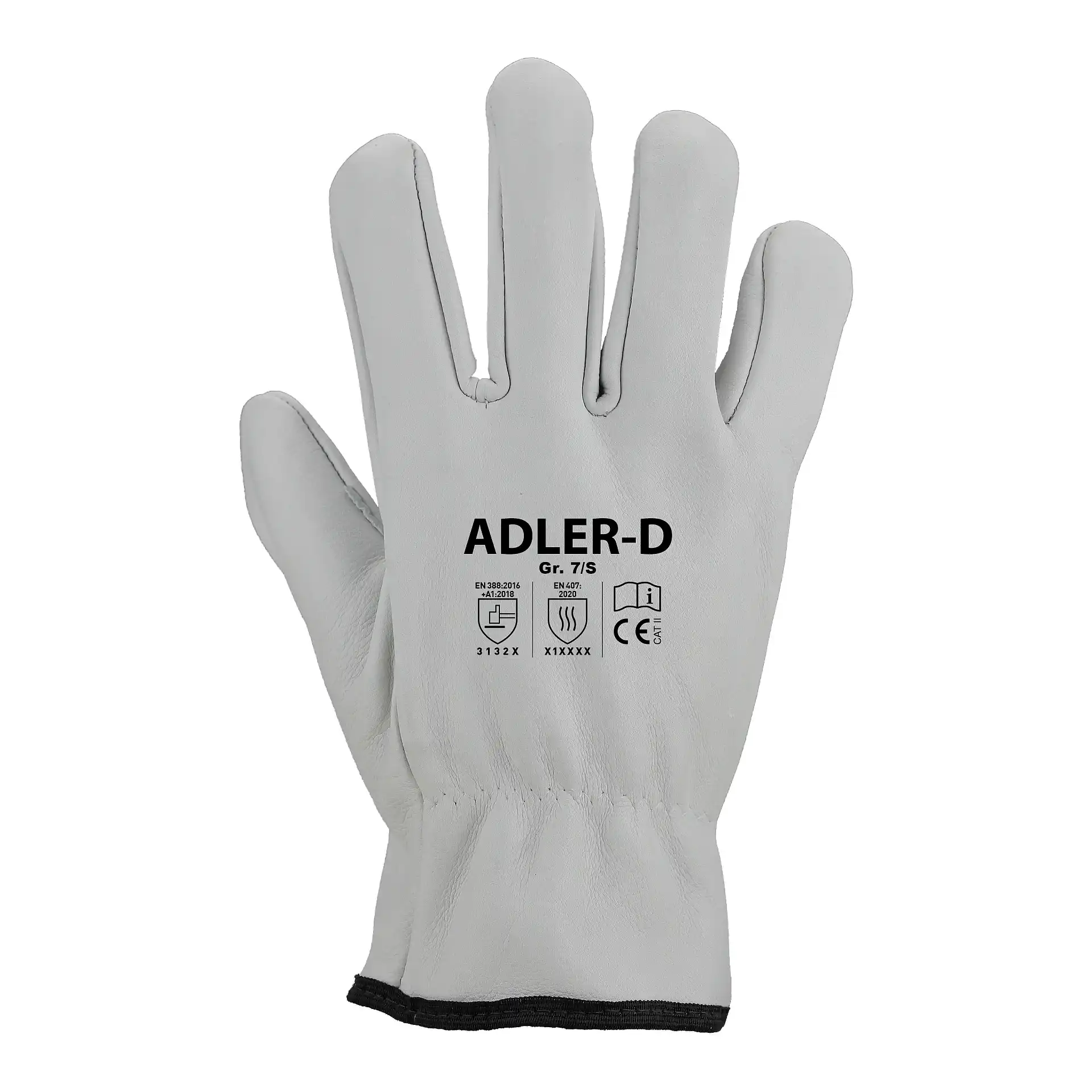 Asatex Adler-D Rindvollleder-Schutzhandschuhe
