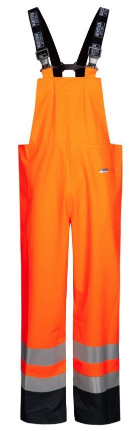 Lyngsøe FR-LR3059 flame retardant high visibility rain bib pants