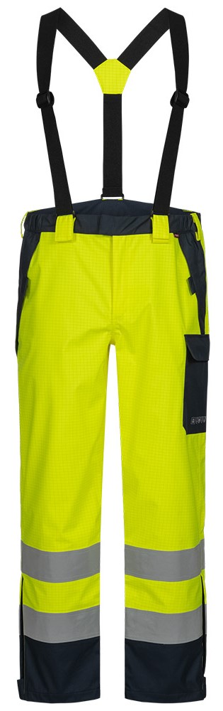 elysee 23474 PONTUS Multinorm trousers fluorescent yellow-navy