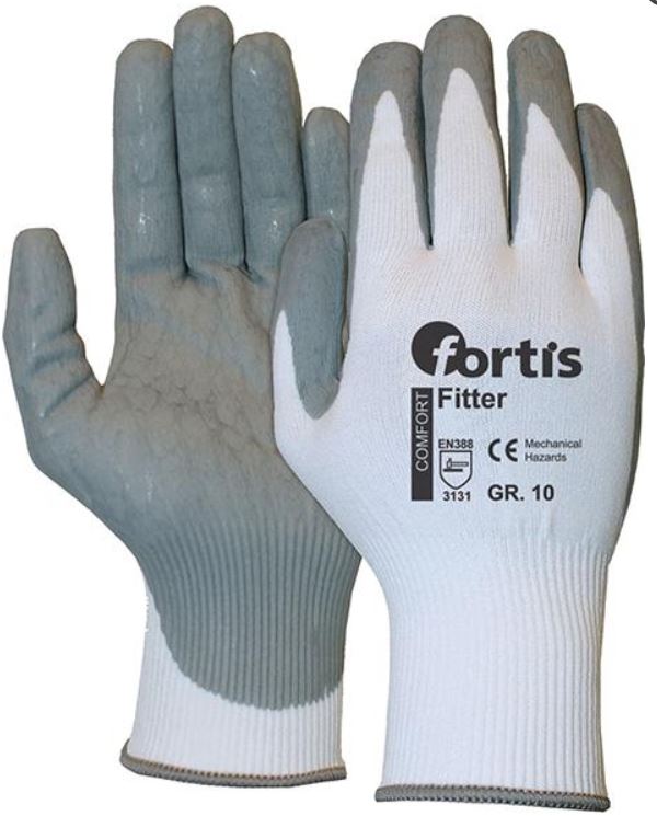 fitterfoam Fortis Fitter Foam Nitrilschaum-Strickhandschuhe teilbeschichtet