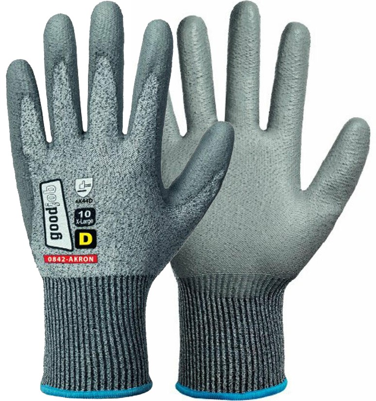 akron-0842 goodjob 0842 Akron PU-Schnittschutzhandschuhe Level D