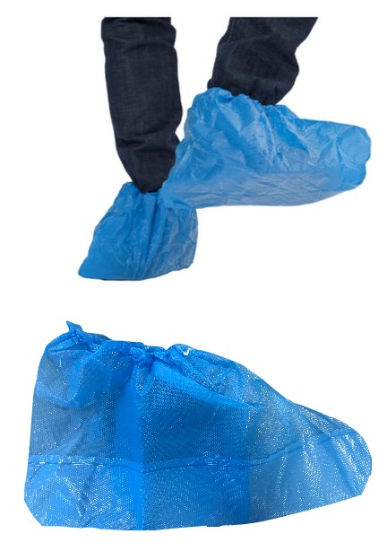 3S Überschuh aus PE-Folie 25 cm blau