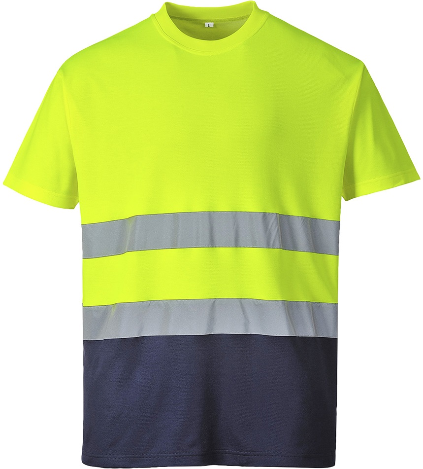 Portwest S173 Zweifarbiges Baumwoll-Comfort-T-Shirt