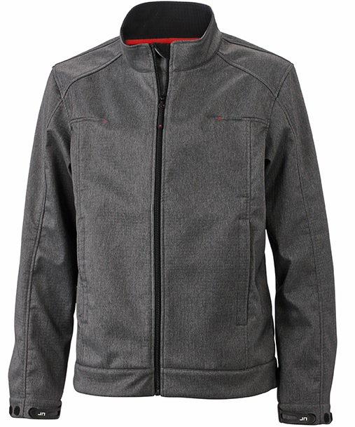 James & Nicholson JN1088 Herren Melange Softshelljacke in 2 Farben