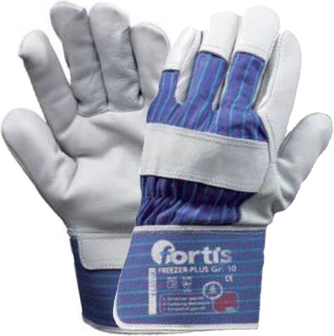 Fortis Classic Freezer Plus Winterhandschuhe blau-weiß