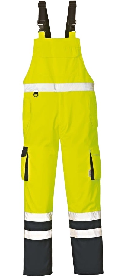 4 Protect CHICAGO 3481 warning dungarees light orange navy