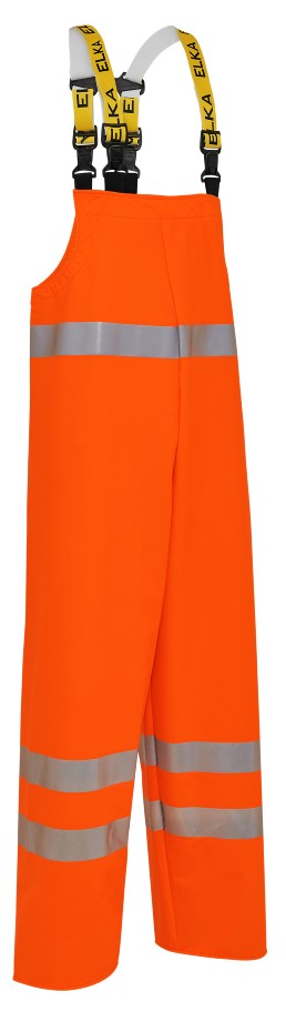 ELKA Rainwear 078800R PU high visibility dungarees