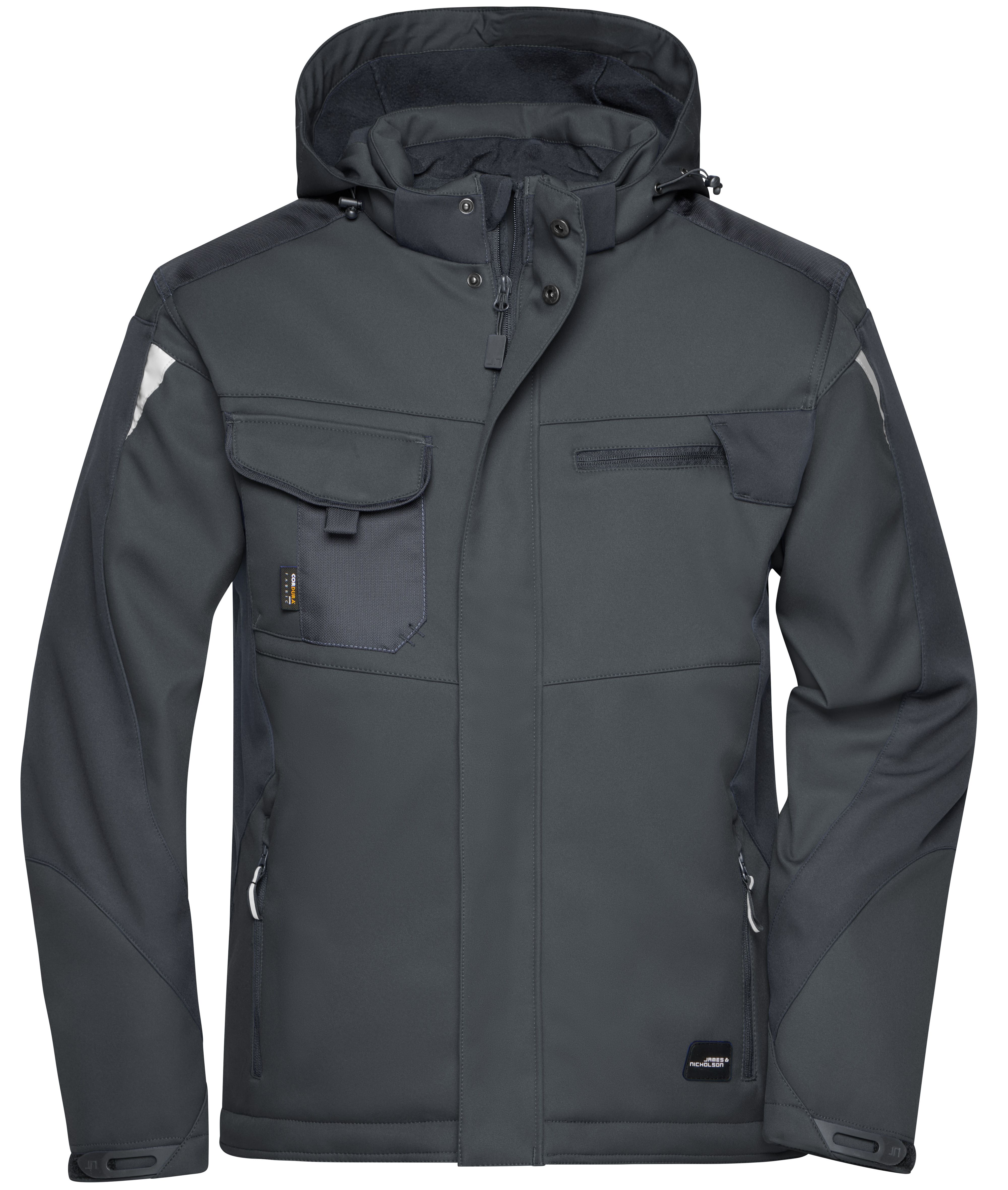 James & Nicholson JN824 Workwear Winter Softshell Jacket in 9