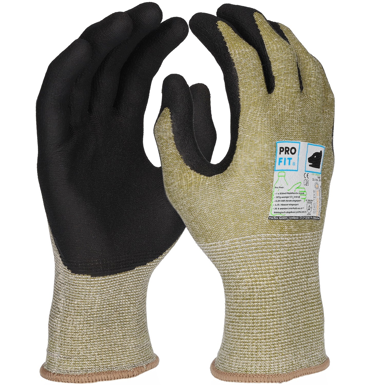 Pro-Fit 545 Go Green Nitrilschaum-Feinstrickhandschuhe