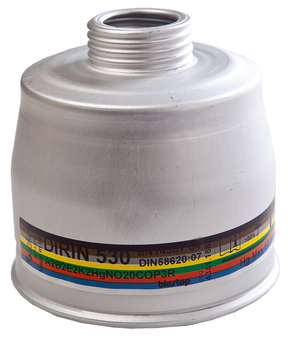 322888_a Ekastu Mehrbereichs-Kombifilter DIRIN 530 A2 B2 E2 K2 Hg NO 20CO-P3R D