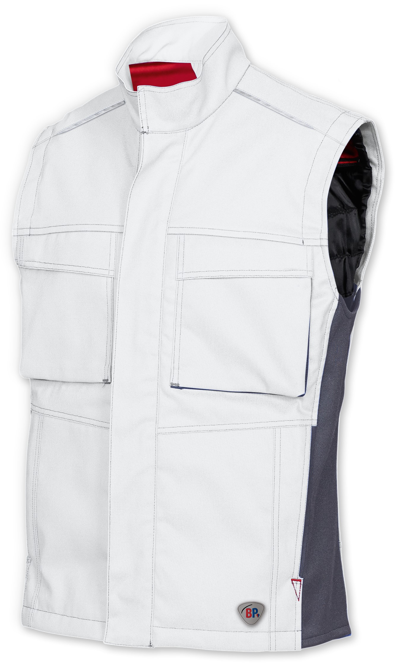 BP-1786-555-21-S - weiß-dunkelgrau BP-1786-555-21-S - weiß-dunkelgrau