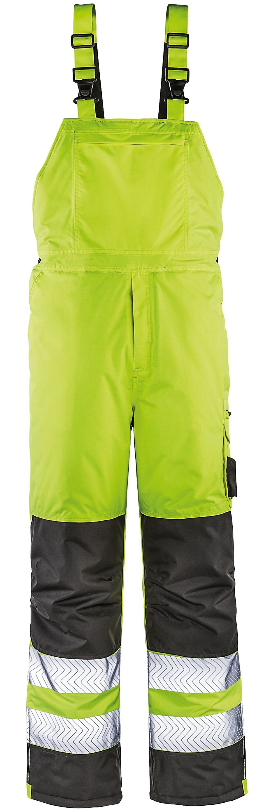 3485_smkSLwznDiLhlR 4 Protect ATLANTA 3485 High visibility winter weather protection dungarees bright yellow-grey