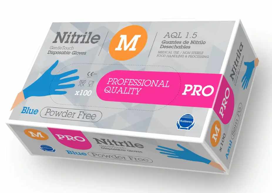 Asatex ENHU disposable nitrile gloves unpowdered