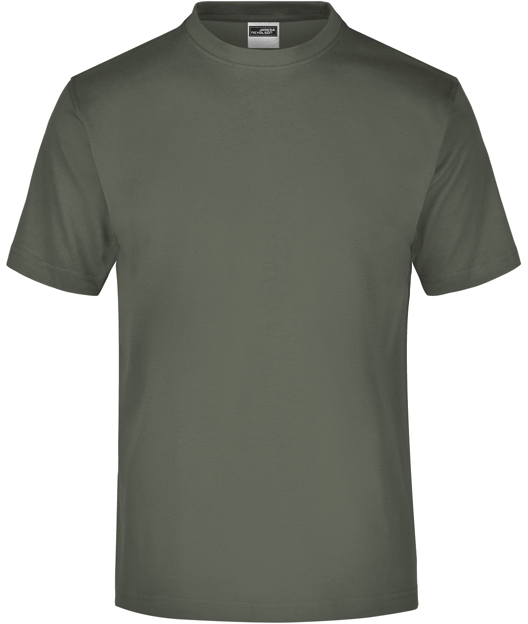 JN001_olive James & Nicholson JN001 T-Shirt Rundhals in 40 Farben