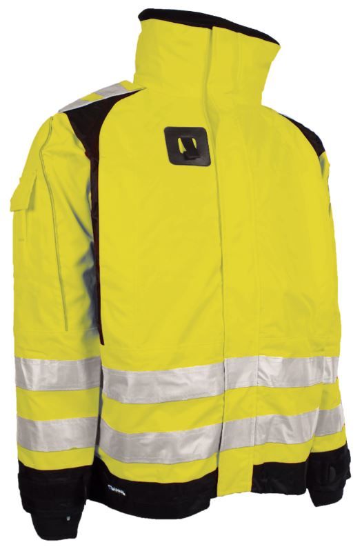 Lyngsøe 99988 atmungsaktive Warnschutz-Regenjacke