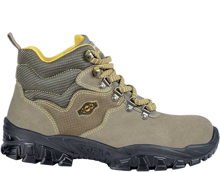 NEW-TEVERE COFRA Schnürstiefel NEW TEVERE S1 P SRC braun