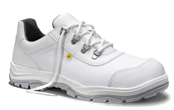 Elten Dean Rubber 7279301 safety low ESD S2 HI type 1 shoes white