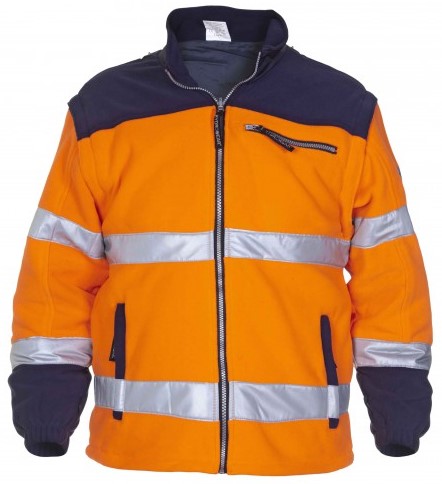 Hydrowear Feldkirchen 04026010F Warnschutz-Fleecejacke leuchtorange