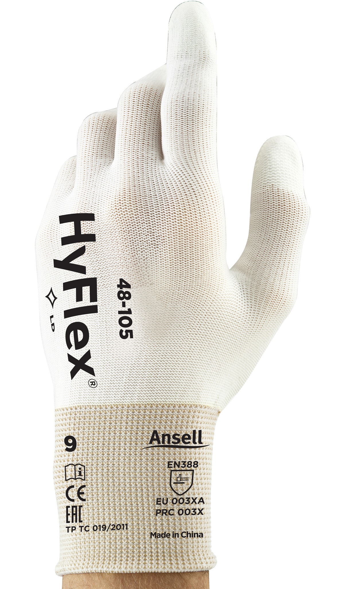 Ansell HyFlex 48-105 protective gloves with PU coating