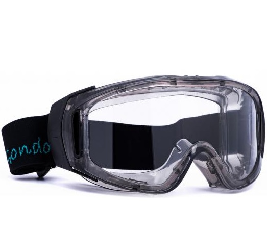 9550165 Infield Gondor 9550165 Vollsichtbrille PC schwarz klar