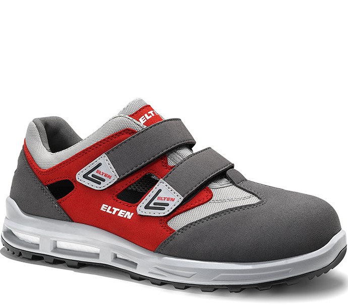 Elten Travis XXT grey-red Easy 719820 Sandalen ESD S1 grau-rot