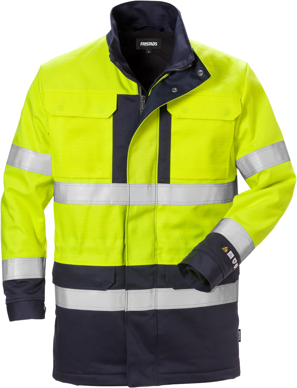 Fristads 125947 Flame High Vis Winter Parka Cl. 3 4589 FLAM