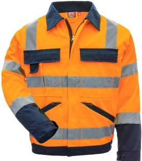 Nitras Motion Tex VIZ 7573 high-visibility work jacket