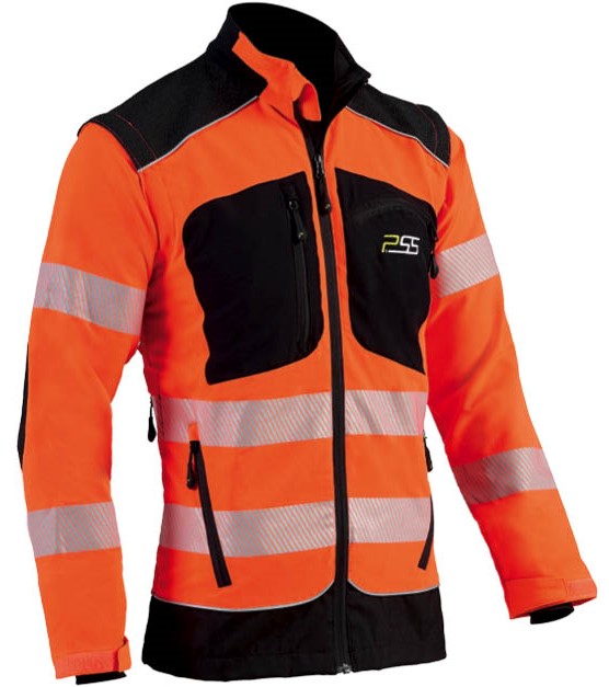 PSS X-Treme EN 20471 functional jacket orange-grey