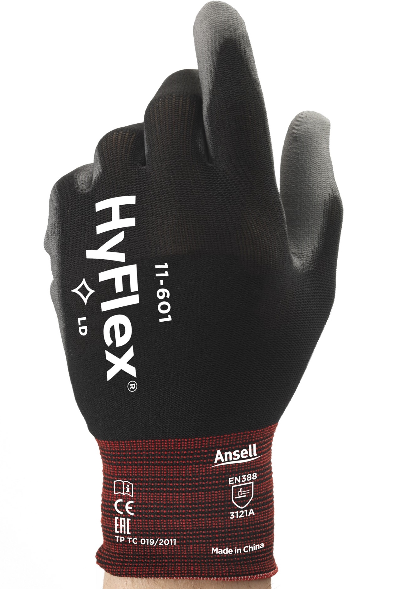 Ansell HyFlex 11-601 PU-Schutzhandschuhe teilbeschichtet