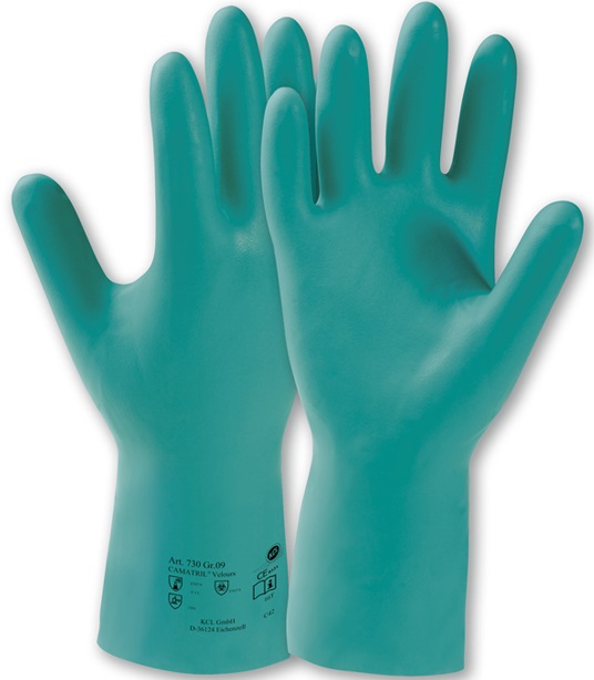 KCL Camatril 730 Nitrile chemical protective gloves