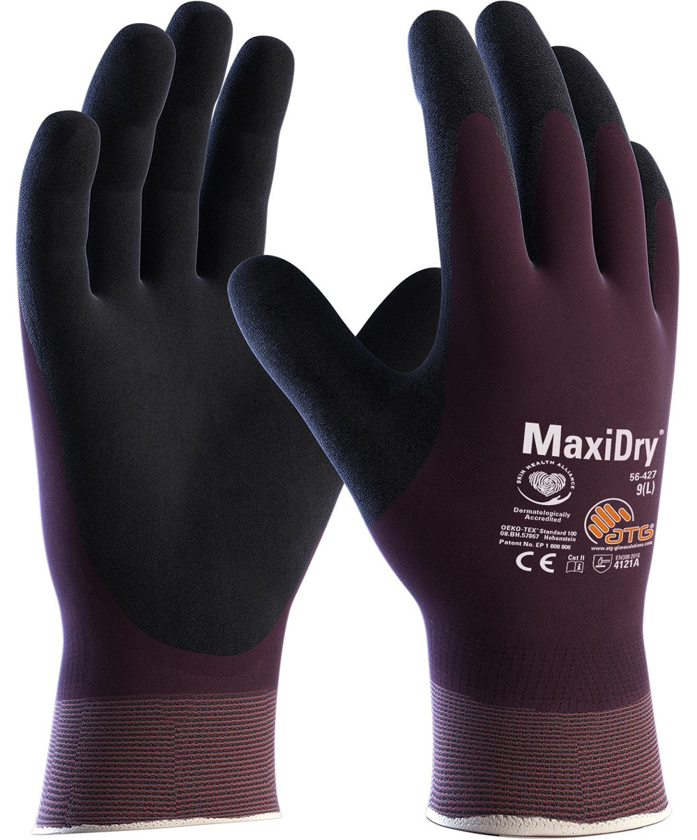 atg-maxidry-56-427 ATG 56-427 MaxiDry  Strickhandschuhe komplett beschichtet silikonfrei