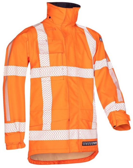 Sioen Beltrum 7333A2ET2 RWS rain jacket with arc flash protection