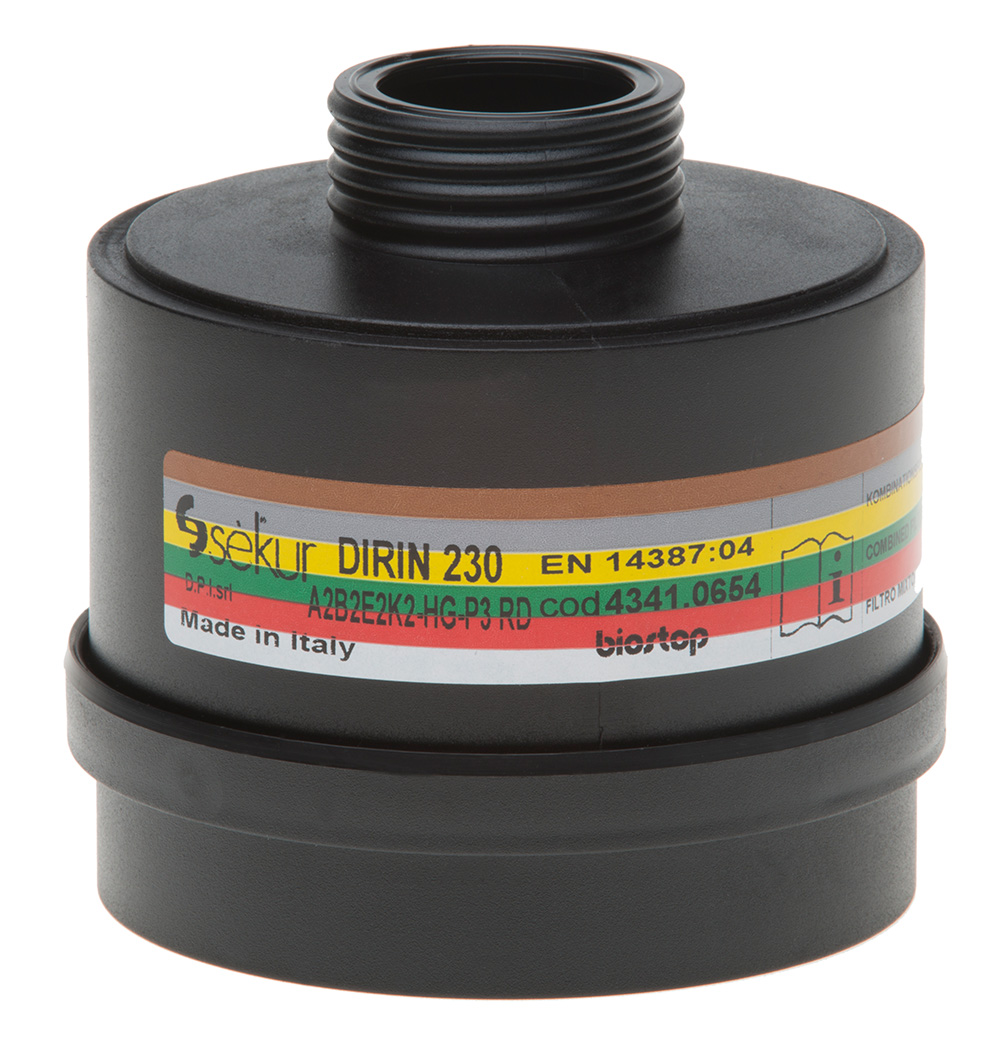 422785_b Ekastu Mehrbereichs-Kombifilter DIRIN 230 A2B2E2K2 Hg-P3R D