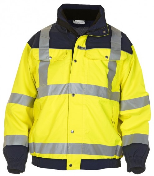 1mZpr8PjsXdCAh Hydrowear Furth 04021600P Warnschutz-Regenpilotjacke leuchtgelb-marine