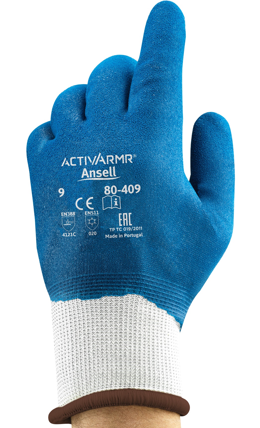 Ansell ActivArmr 80-409 PU-Nitril-Schnittschutzhandschuhe Level C