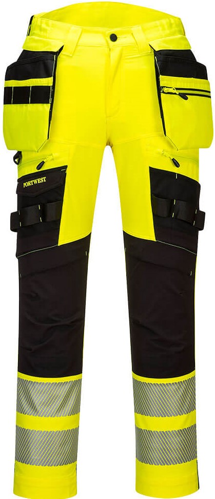 DX442YBR Portwest DX442 DX4 Warnschutzhose mit abnehmbaren Holstertaschen