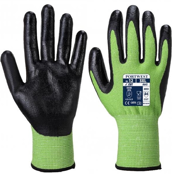 Portwest A645 Green Cut 5 Schnittschutzhandschuhe lebensmittelecht