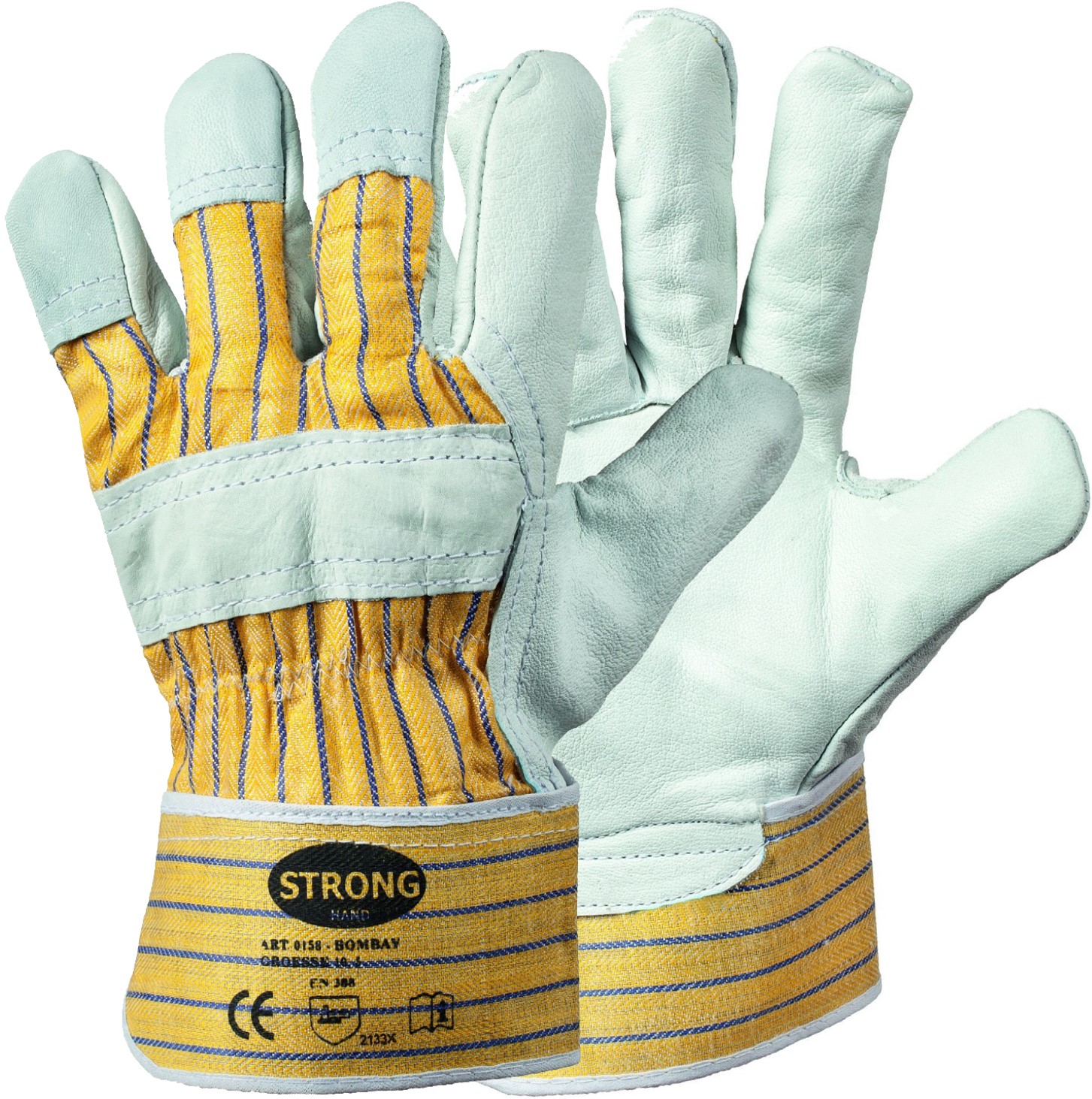 bombay-0158Q1zQvrW2Ce8Bh Stronghand 0158 Bombay Rindvollleder-Schutzhandschuhe