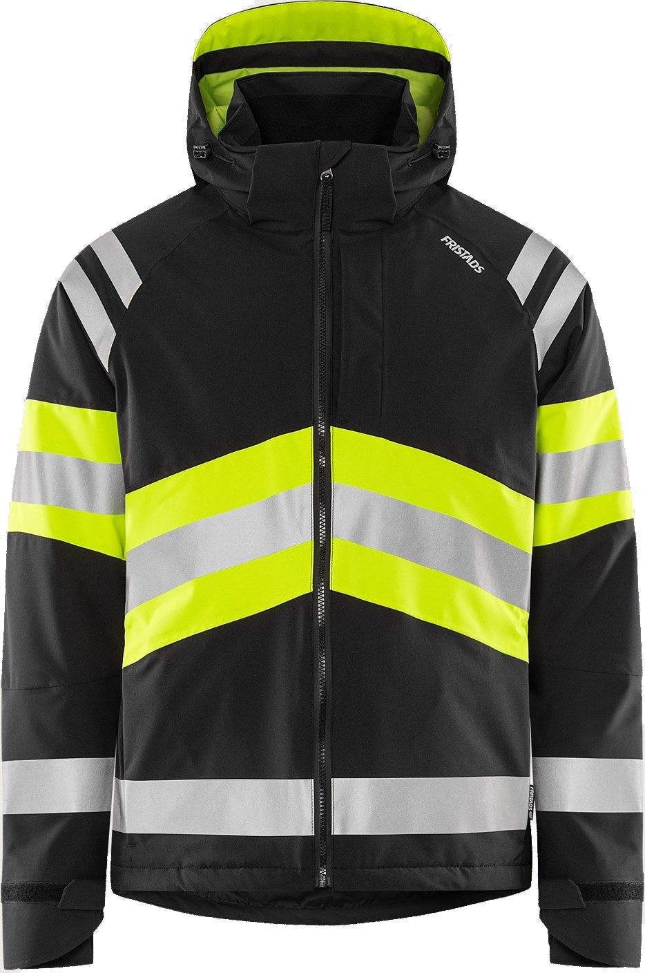 Fristads 301876 High Vis Green Stretch Winter Jacket Size 1 4685 GLPS