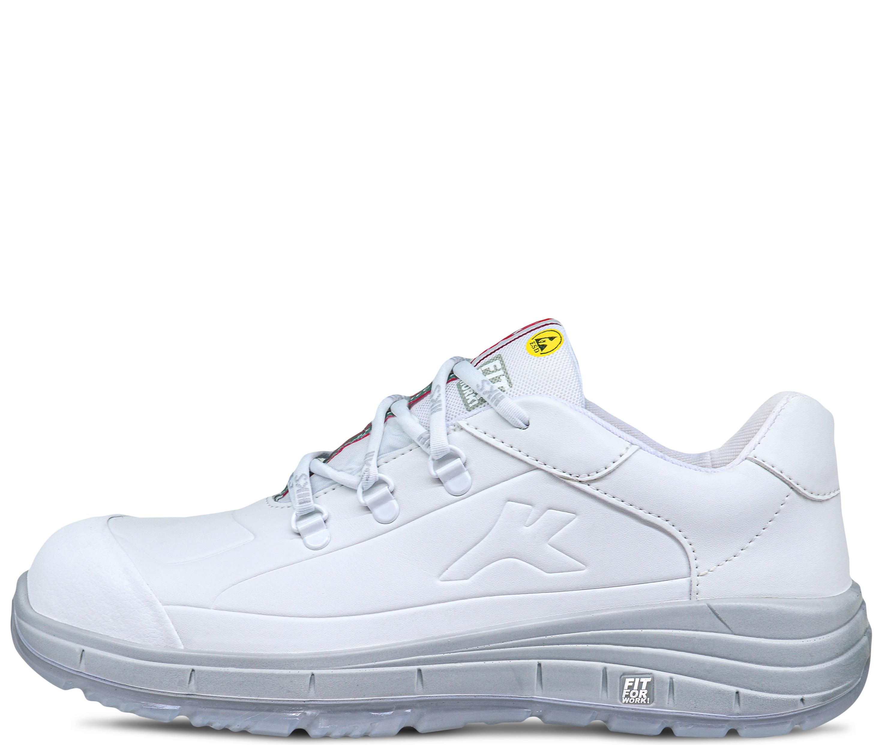 Free-3-V-v01 HKS K-Run White Free 3 V Damen-Halbschuhe S2 SRC ESD weiß