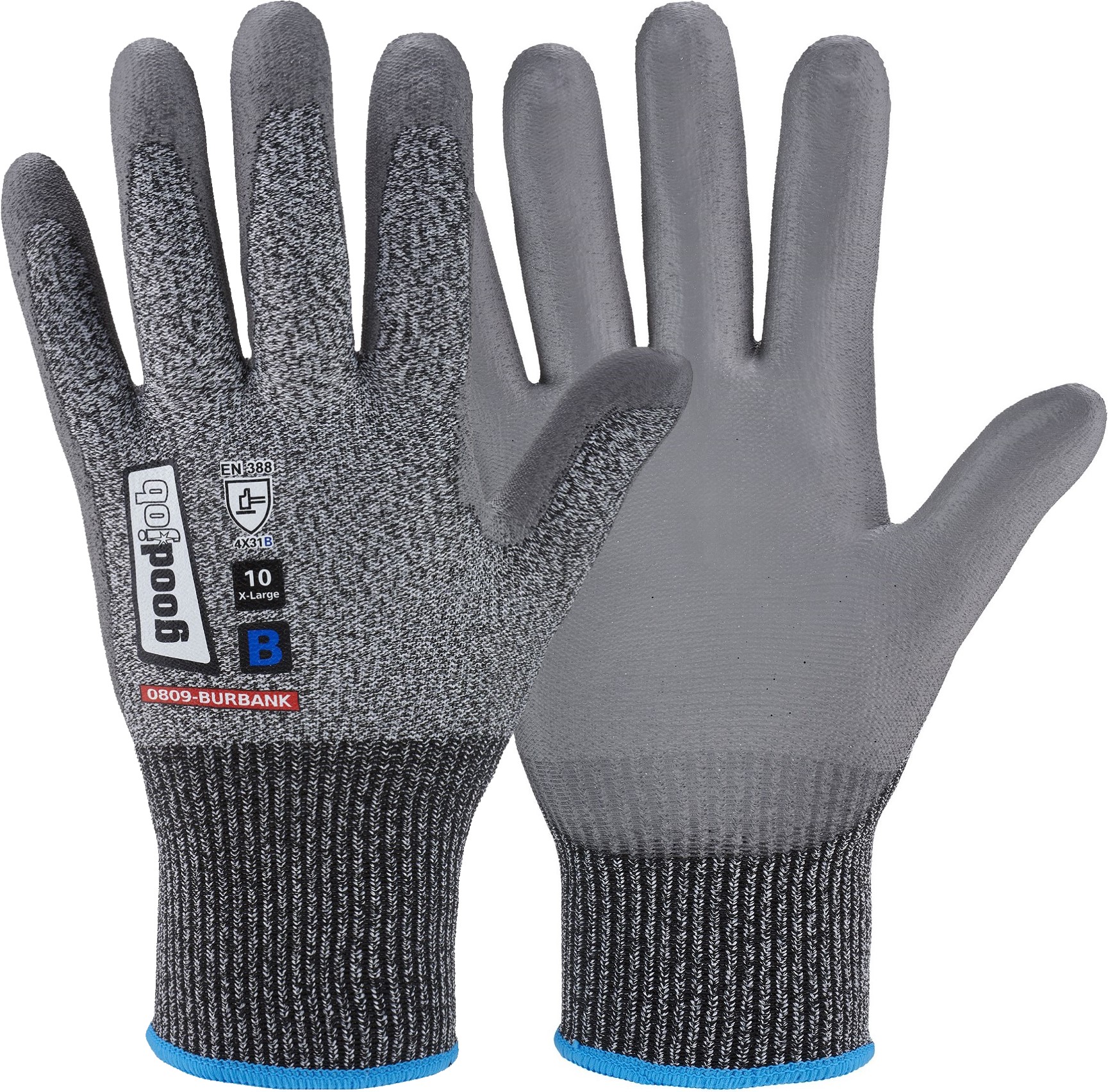 0809_BurbankYnXhcumJ3wOC5 goodjob 0809 Burbank PU-Schnittschutzhandschuhe Level B